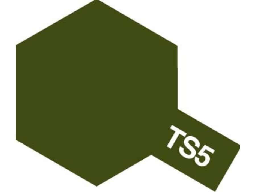 Tamiya 85005 Tamiya Color Spray TS-5 Olive Drab：圖片 1