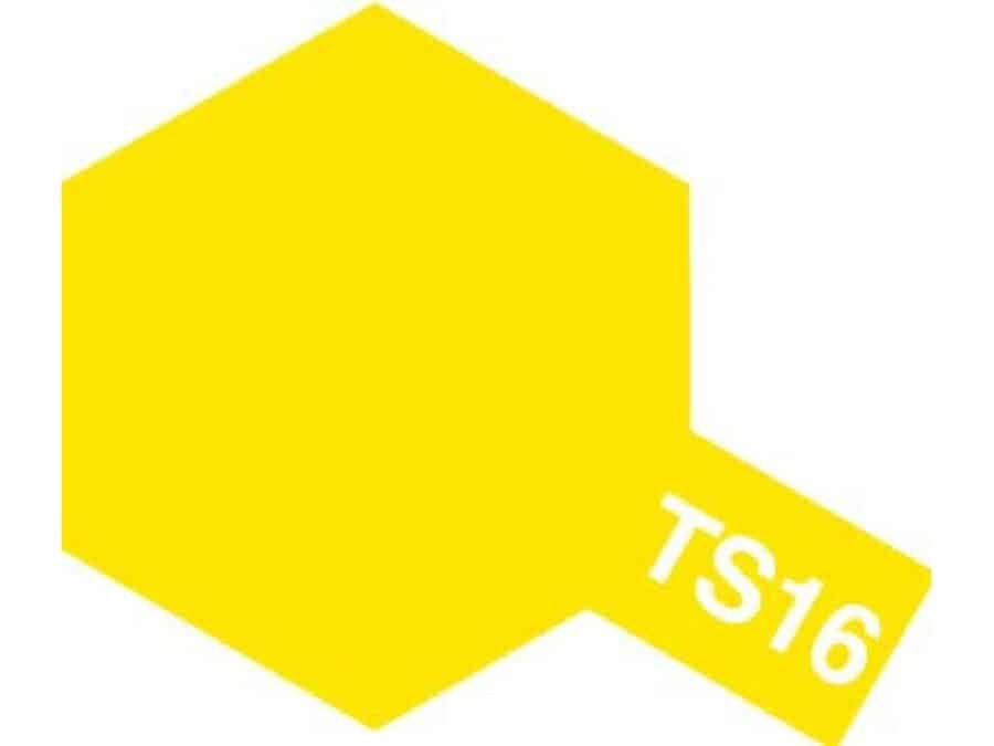Tamiya 85016 Tamiya Color Spray TS-16 Yellow：圖片 1