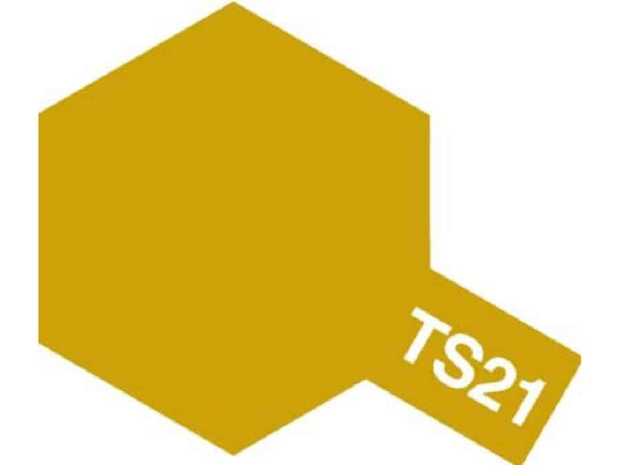 Tamiya 85021 Tamiya Color Spray TS-21 Gold：圖片 1