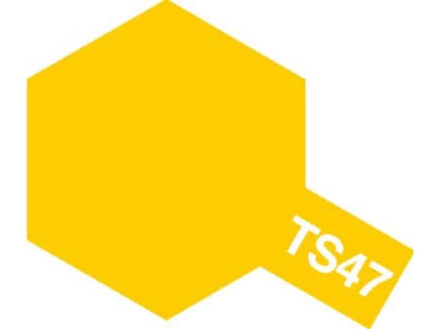 Tamiya 85047 Tamiya Color Spray TS-47 Chrome Yellow：圖片 1