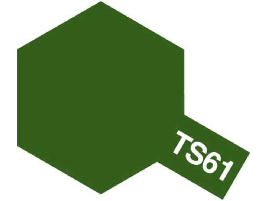 Tamiya 85061 Tamiya Color Spray TS-61 NATO Green：圖片 1