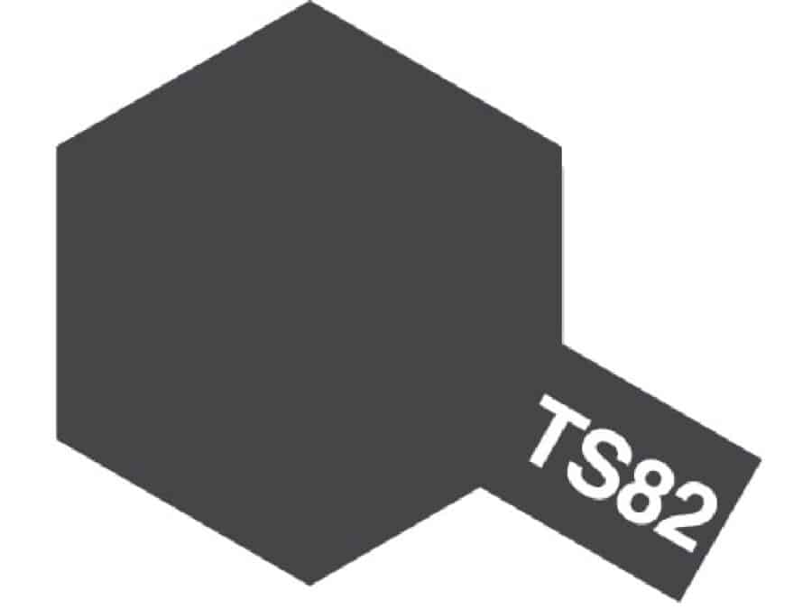 Tamiya 85082 Tamiya Color Spray TS-82 Rubber Black：圖片 1