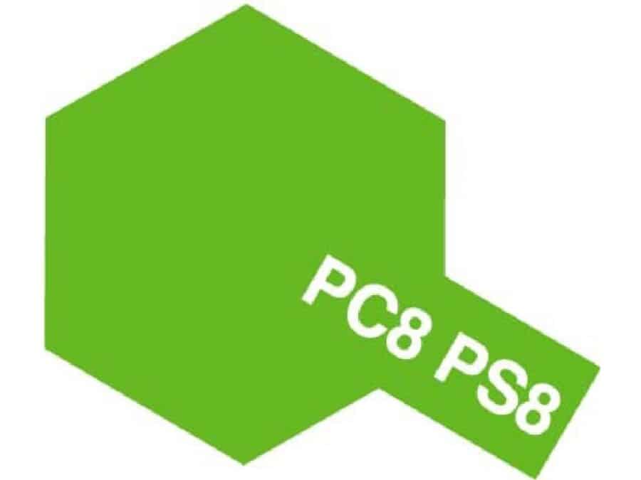 Tamiya  86008 Polycarbonate Color Spray PS-8 Light Green：圖片 1