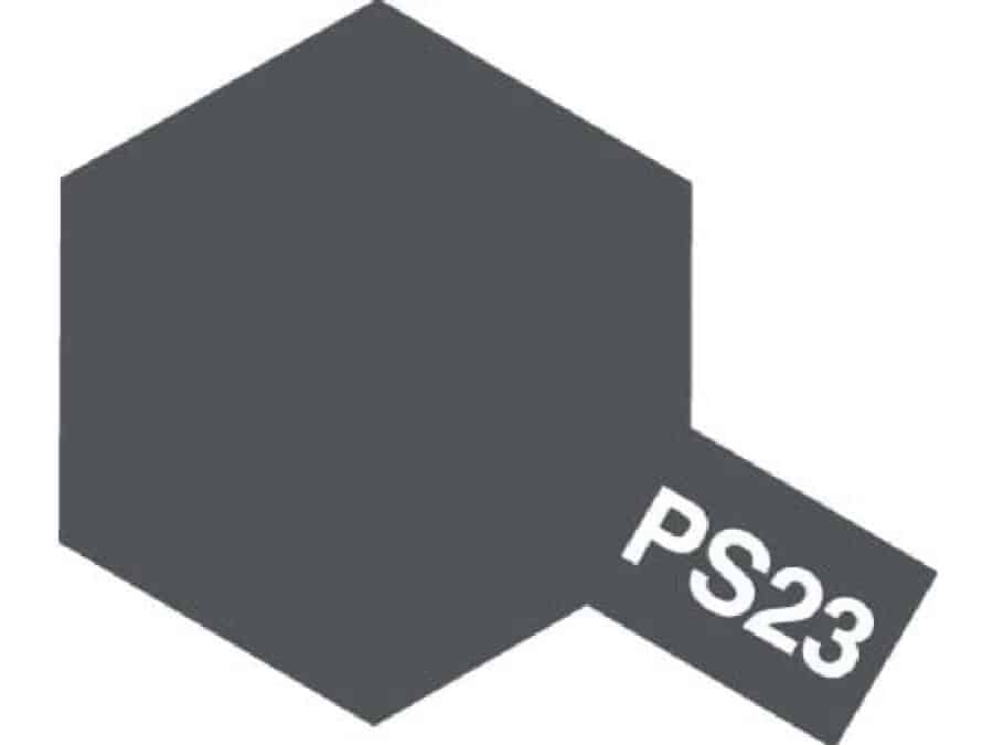 Tamiya 86023 Polycarbonate Color Spray PS-23 Gun Metal：圖片 1
