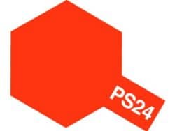 Tamiya 86024 Polycarbonate Color Spray PS-24 Fluorescent Orange