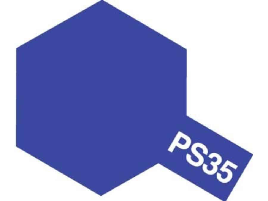 Tamiya 86035 Polycarbonate Color Spray PS-35 Violet Blue：圖片 1