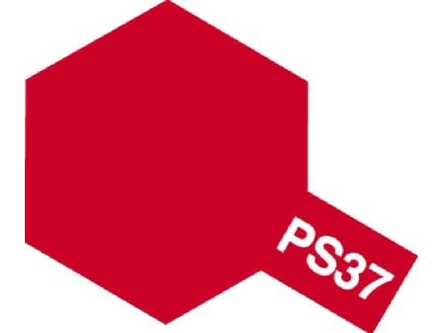 Tamiya 86037 Polycarbonate Color Spray PS-37 Translucent Red：圖片 1