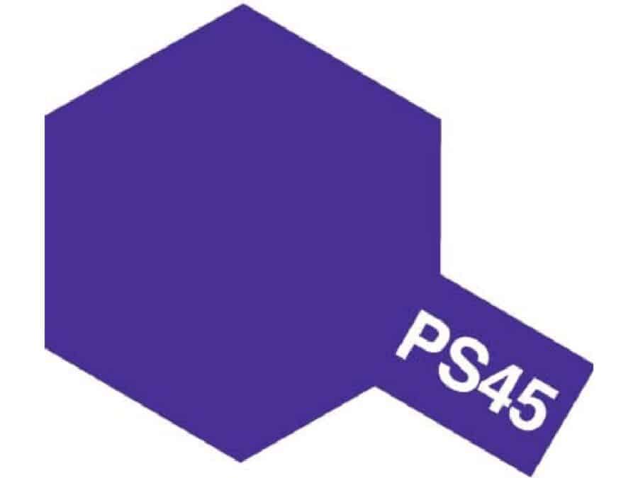 Tamiya 86045 Polycarbonate Color Spray PS-45 Translucent Purple：圖片 1