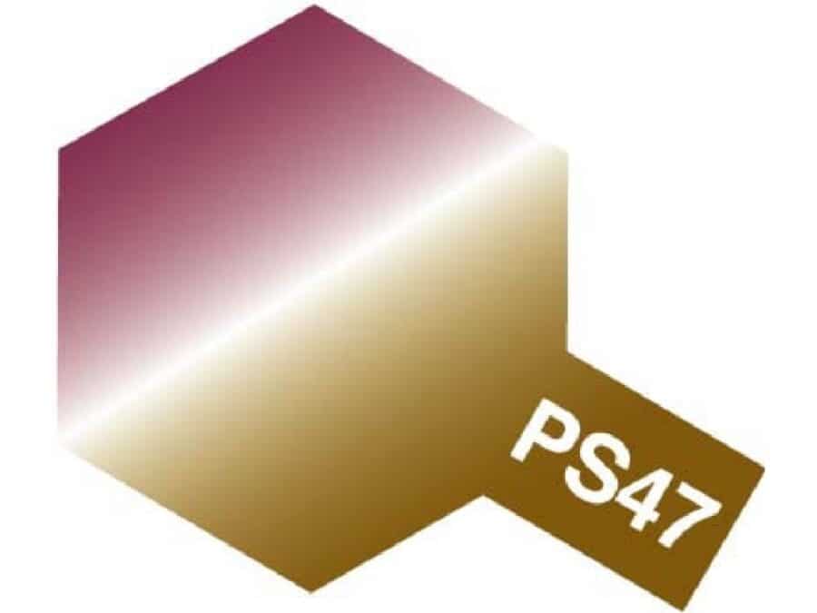 Tamiya 86047 Polycarbonate Color Spray PS-47 Iridescent Pink / Gold：圖片 1