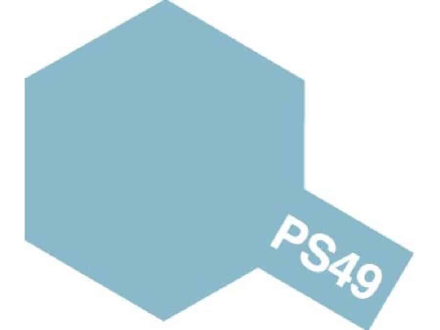 Tamiya 86049 Polycarbonate Color Spray PS-49 Sky Blue Anodized Aluminum：圖片 1