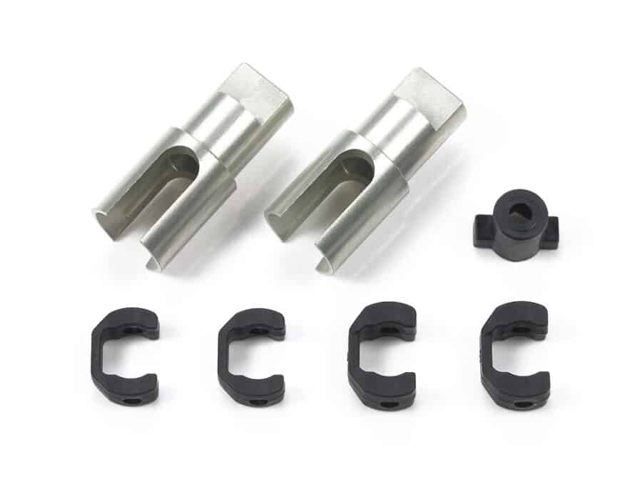 Tamiya 51647 TRF420 Aluminum Front Direct Cups (2pcs.)：圖片 1