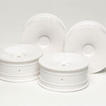 Tamiya 53475 RC Medium-Narrow White Dish Wheels (Offset 0)