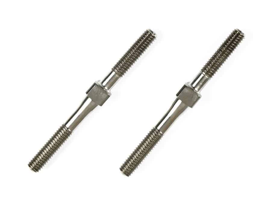 Tamiya 53528 RC 3x35mm Titanium Turnbuckle Shafts (2pcs.)：圖片 1