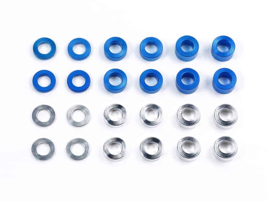 Tamiya 53539 φ5.5mm Aluminum Spacer Set：圖片 1