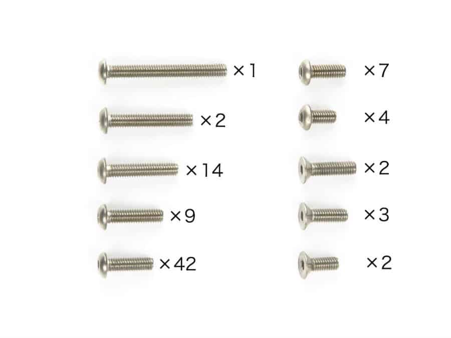 Tamiya 54271 RC M-06 Titanium Screw Set：圖片 1