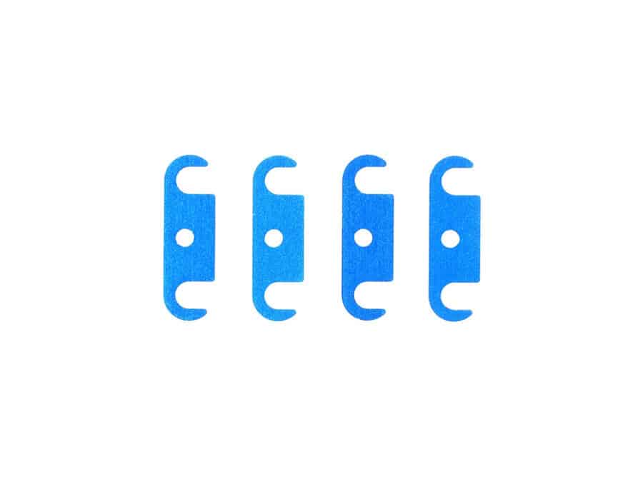 Tamiya 54480 RC Separate Suspension Mount Setting Spacer (1.0mm/4Pcs)：圖片 1