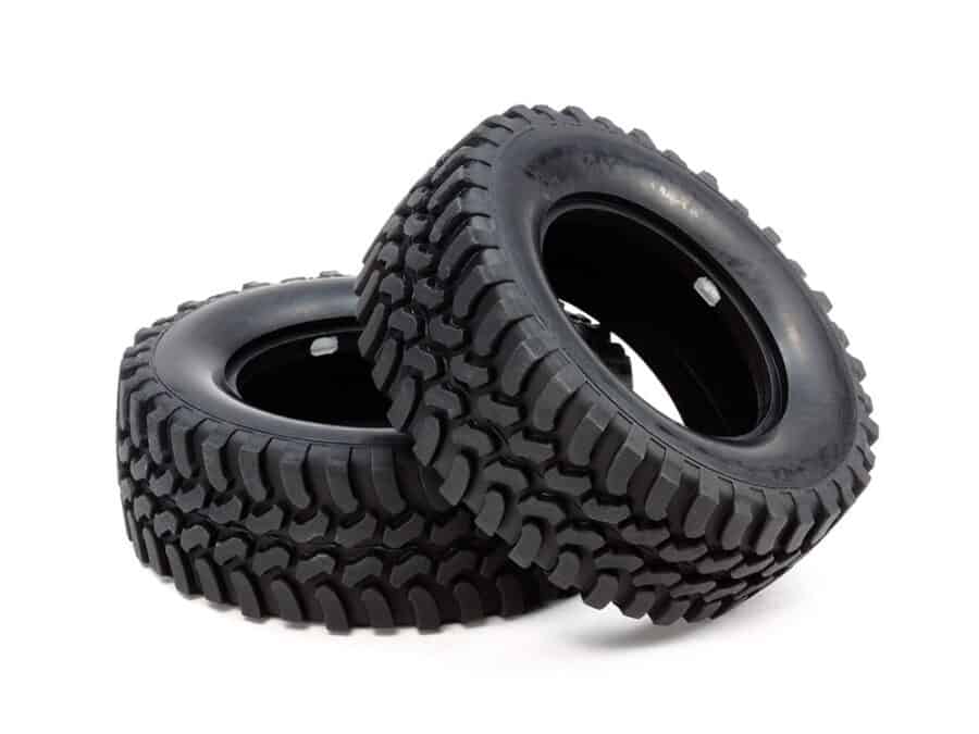 Tamiya 54735 Mud Block Tires (CC-01) (2pcs.)：圖片 1