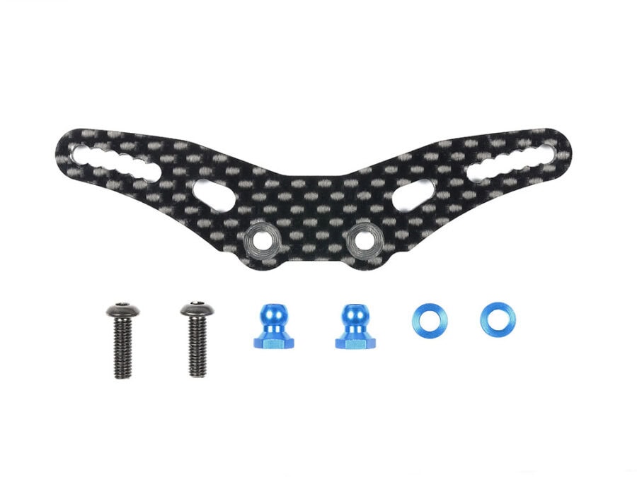 Tamiya 54890 M-08 CONCEPT Carbon Damper Stay (Rear)：圖片 1