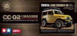 Tamiya 58715 1/10 RC Toyota Land Cruiser 40 (CC-02 Chassis)：圖片 2