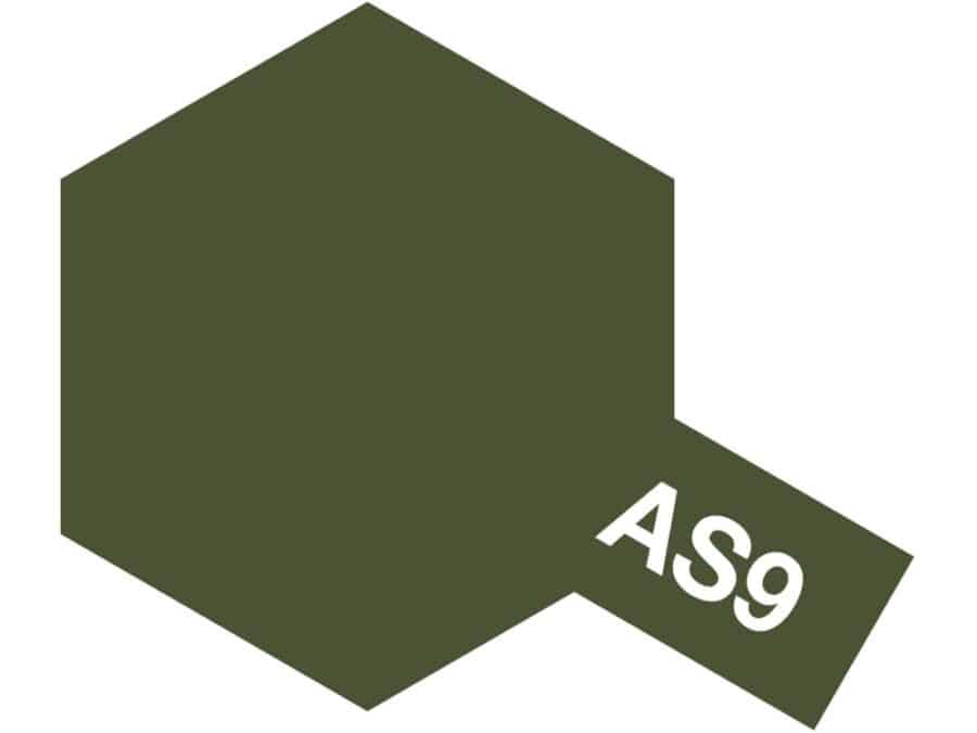 Tamiya 86509 AS-9 Dark Green (RAF) - 100ml Spray Can：圖片 1