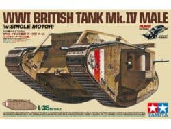 Tamiya 30057 1/35 WWI British Tank Mk.IV Male (w/Single Motor)：圖片 2