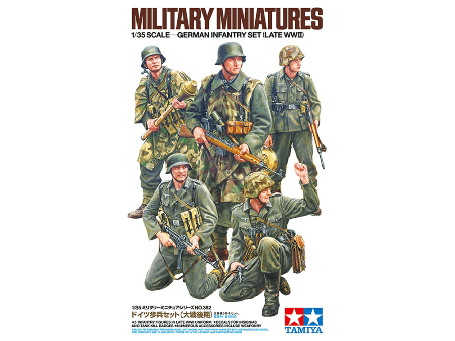 Tamiya 35382 1/35 German Infantry Set (Late WWII)：圖片 2