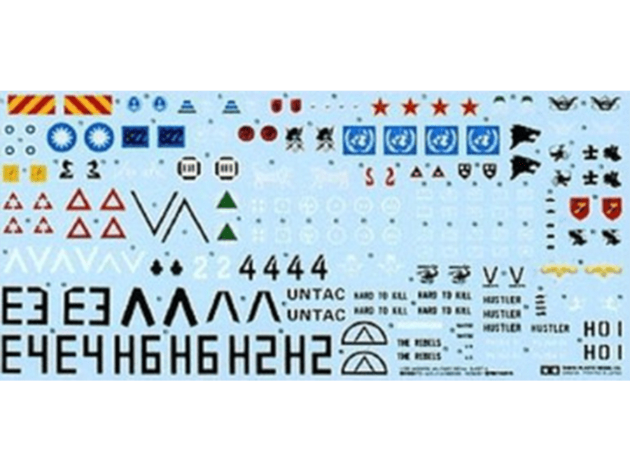 Tamiya 66536 1/35 Modern Military Decal Sheet A：圖片 1