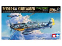 Tamiya 25204 1/48 Messerschmitt Bf109 G-6 & Kubelwagen Type 82 Set：圖片 2