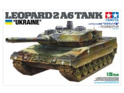 Tamiya 25207 1/35 Leopard 2 A6 Tank "Ukraine"：圖片 2