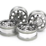 Tamiya 51715 BBX Chrome Plated Wheels (26mm Width, Offset +2mm) 4pcs.