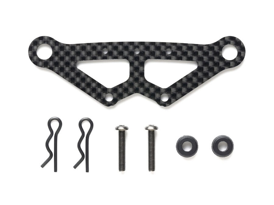 Tamiya 22073 XV-02 Carbon Bumper Support：圖片 1