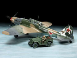 Tamiya 25212 1/48 Ilyushin IL-2 Shturmovik & GAZ-67B Set
