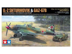 Tamiya 25212 1/48 Ilyushin IL-2 Shturmovik & GAZ-67B Set：圖片 2