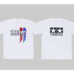 Tamiya 67243 Tamiya Racing Factory Stripe Logo T-Shirt A Type (White) XL