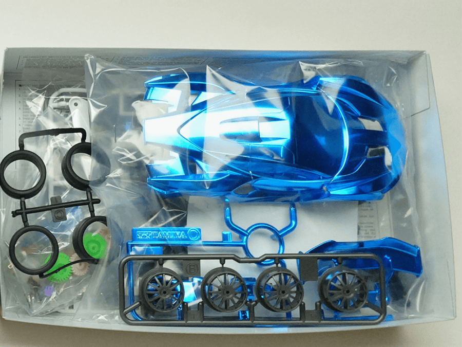 Tamiya 95165 1/32 Mini 4WD Ignicion Blue Metallic Body (MA Chassis)：圖片 2