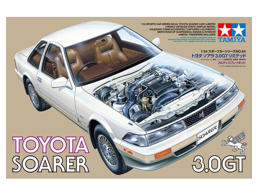 Tamiya 24064 1/24 Toyota Soarer 3.0GT-Limited：圖片 2
