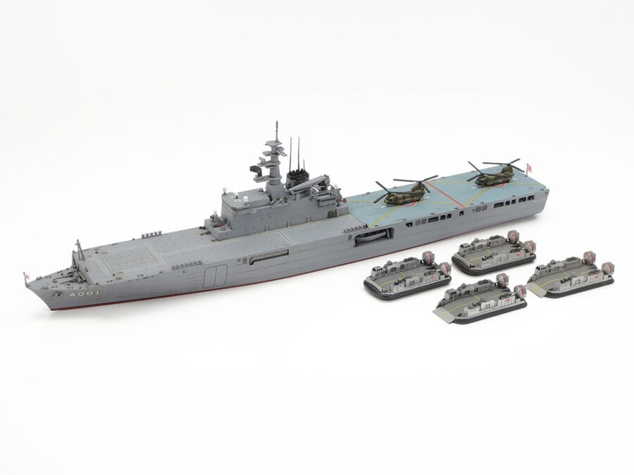 Tamiya 31003 1/700 JMSDF Defense Ship LST-4001 Ohsumi：圖片 1