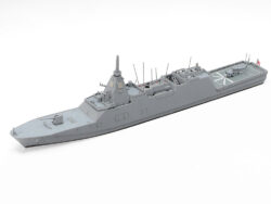 Tamiya 31037 1/700 JMSDF Defense Ship FFM-1 Mogami：圖片 3
