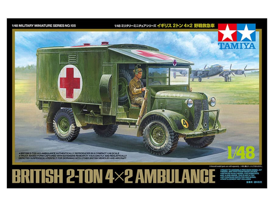Tamiya 32605 1/48 British 2-Ton 4x2 Ambulance：圖片 2