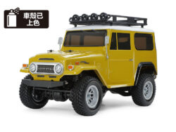 Tamiya 47490 1/10 RC Toyota Land Cruiser 40 (Yellow Painted Body) (CC-02 Chassis)
