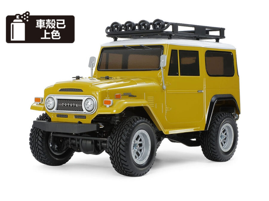 Tamiya 47490 1/10 RC Toyota Land Cruiser 40 (Yellow Painted Body) (CC-02 Chassis)：圖片 1