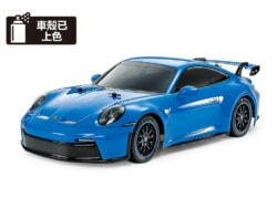 Tamiya 47496 1/10 RC Porsche 911 GT3 (992) (Blue Painted Body) (TT-02 Chassis)