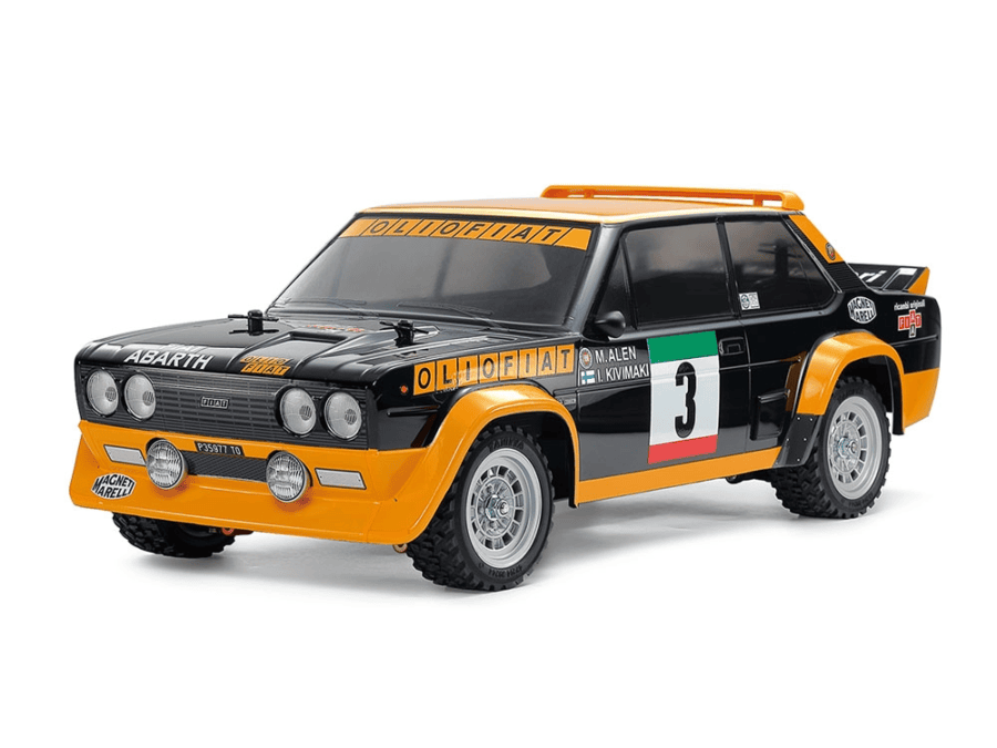Tamiya 58723 1/10 RC Fiat 131 Abarth Rally Olio Fiat (MF-01X Chassis)：圖片 1