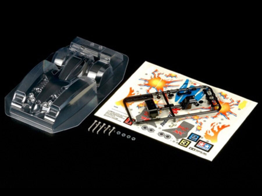Tamiya 15447 Tridagger XX Clear Body Set：圖片 1