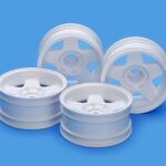 Tamiya 22077 The Hornet 1-Piece Large Diameter Wheels (Front & Rear)
