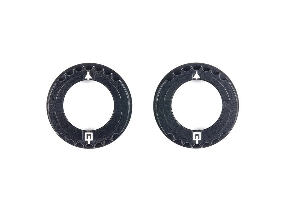Tamiya 22079 Aluminum Differential Holders (0.5mm Offset, 2pcs.)：圖片 1