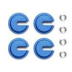 Tamiya 22080 Lo-Mount Aluminum Retainers for Large-Diameter Springs (4pcs.)