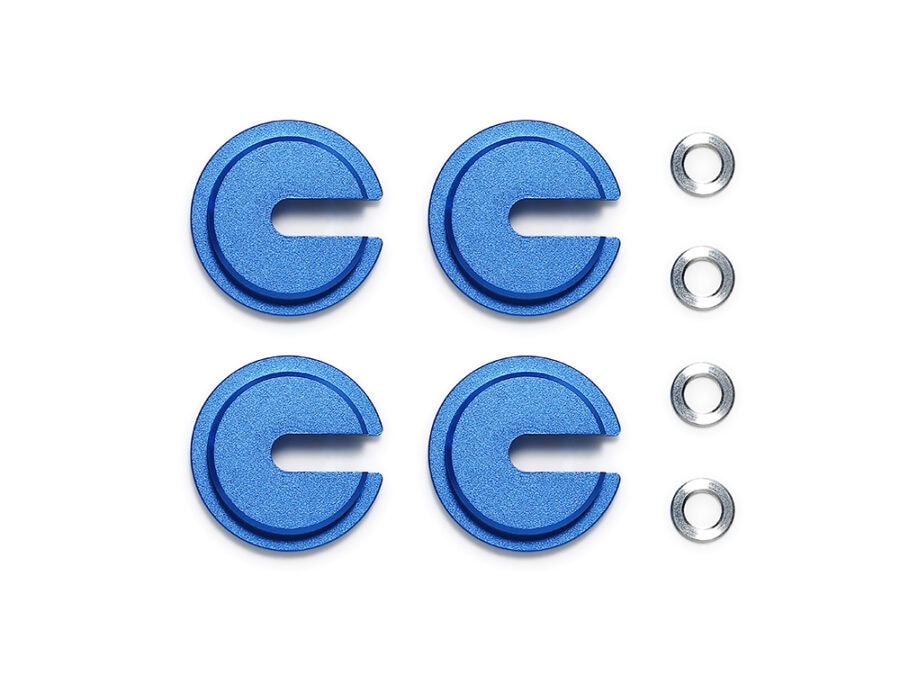 Tamiya 22080 Lo-Mount Aluminum Retainers for Large-Diameter Springs (4pcs.)：圖片 1