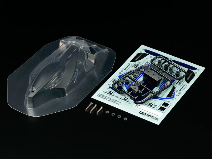 Tamiya 95645 Dual Ridge Jr. Clear Body Set：圖片 1
