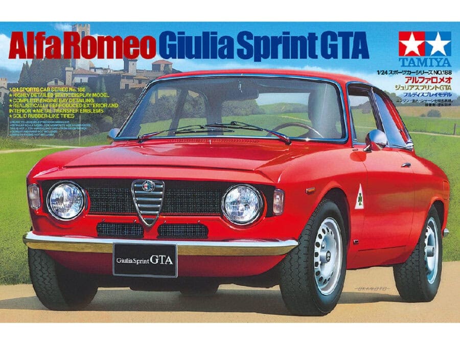 Tamiya 24188 1/24 Alfa Romeo Giulia Sprint GTA：圖片 2
